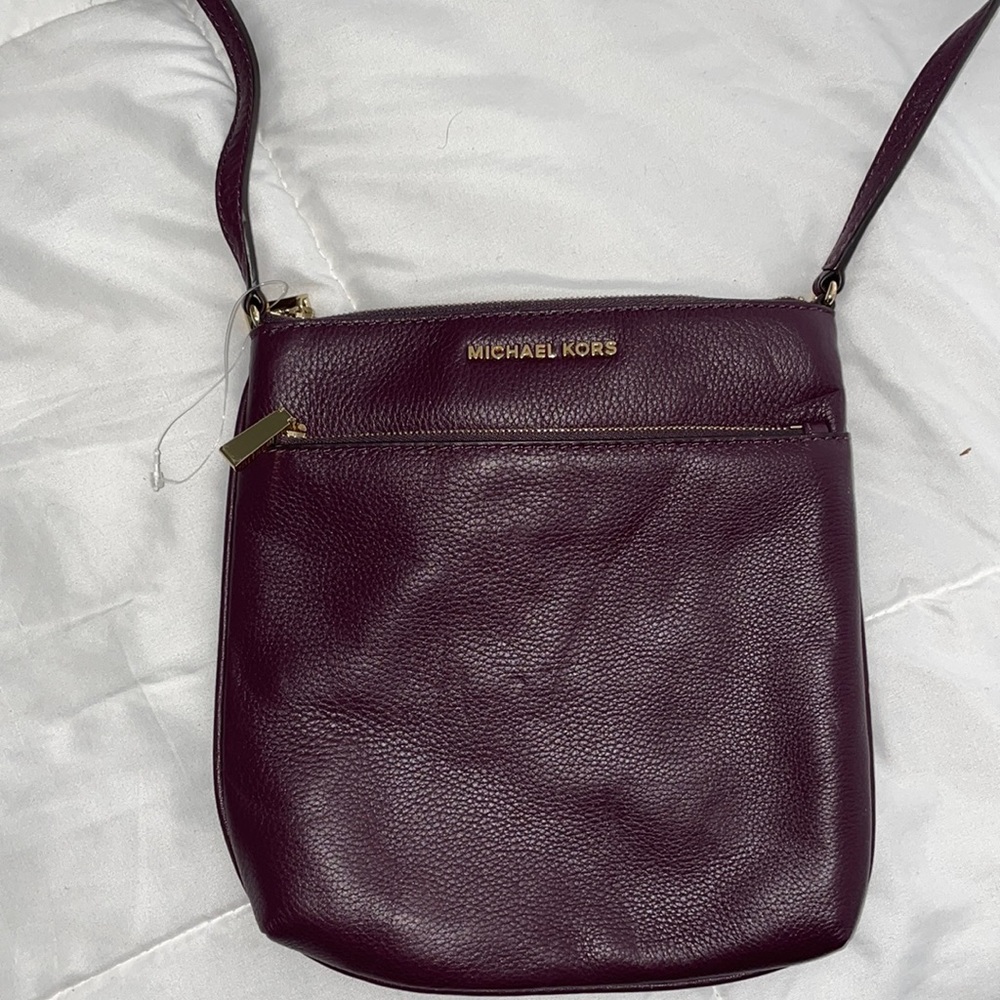 Never used dark purple Michael Kors cross body/ shoulder bag